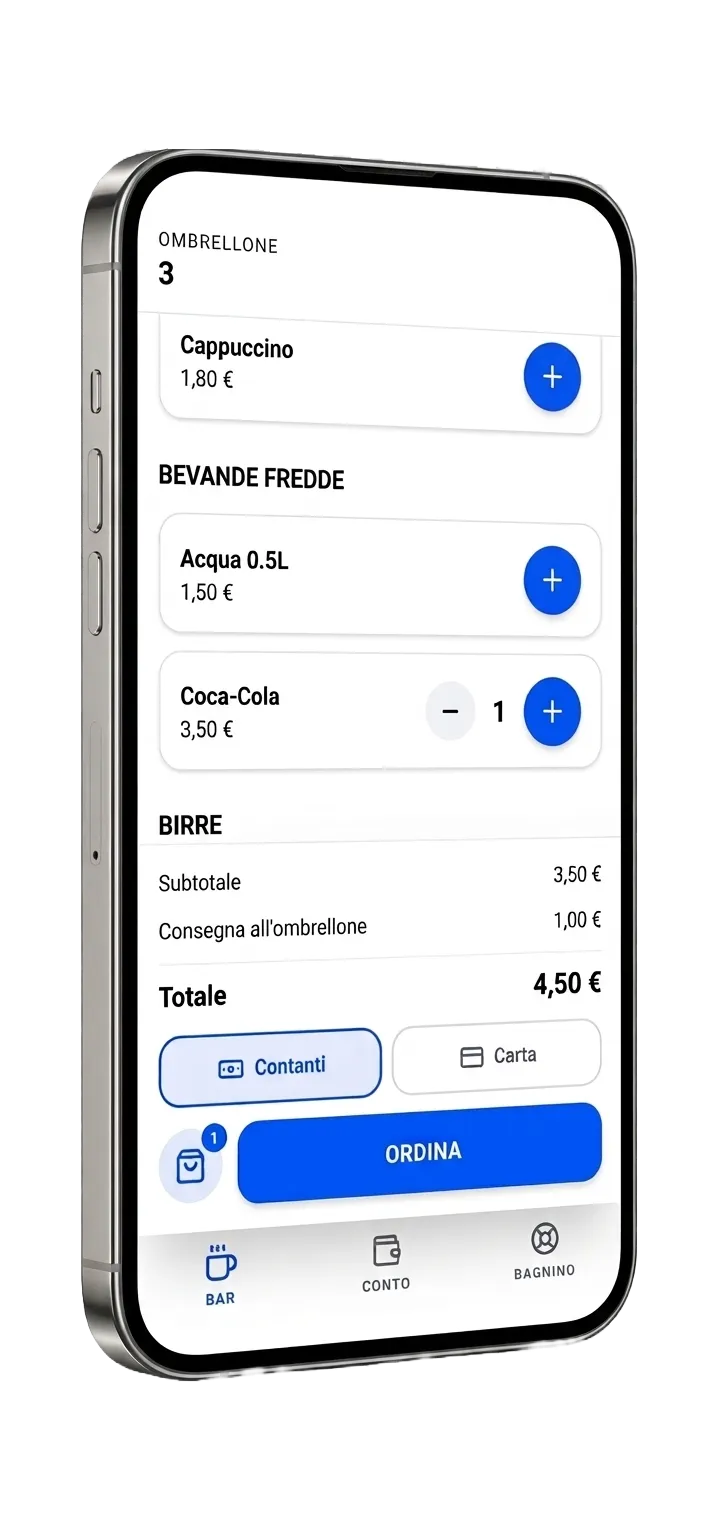 ordina da cellulare